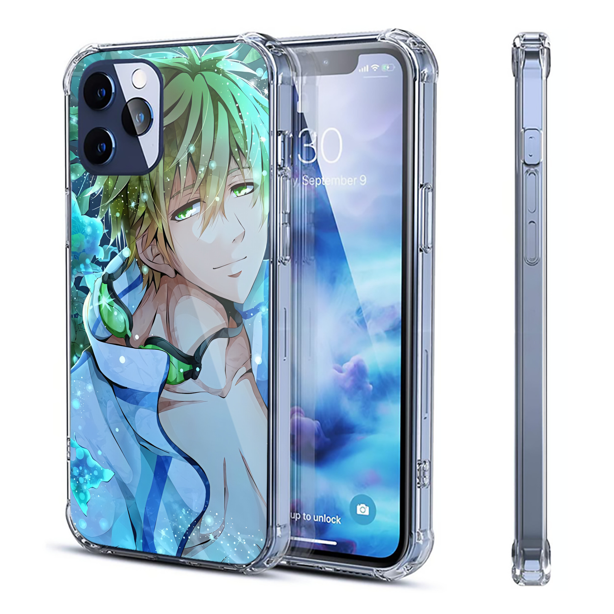 （画像用） 刀剣乱舞 Touken Ranbu 【iPhone 12シリーズ対応】透明スマホケース（クリアソフトケース）